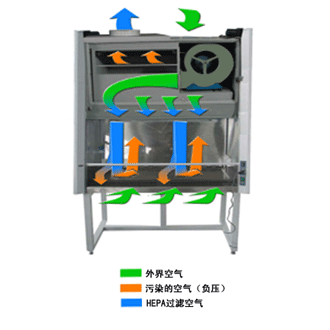 二级B2生物安全柜原理